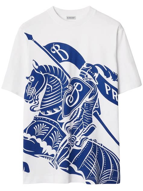 Burberry Equestrian Knight Cotton T